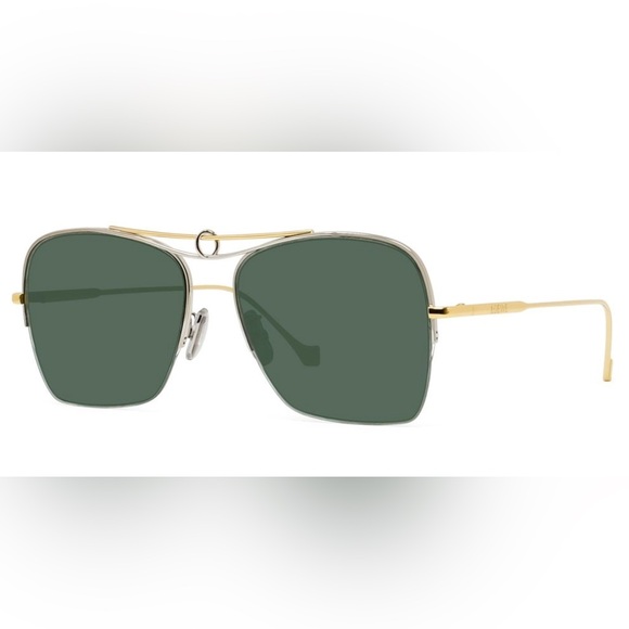 Loewe Sunglasses LW40024U 18N Palladium/Green